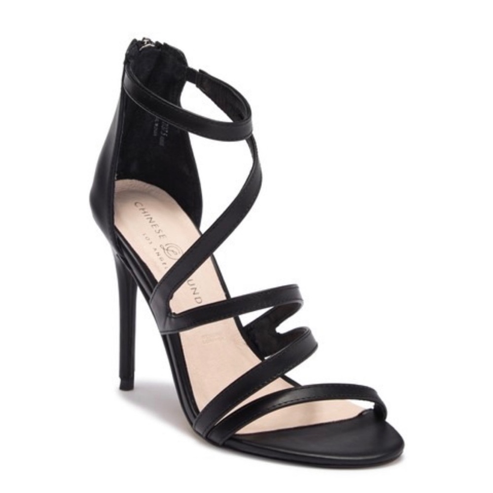 Lalli Strappy Leather Stiletto Sandal - Picture 1 of 7